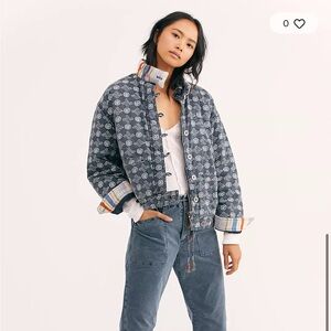 Free People Mackenzie Bomber Jacket Size XS Oversized Fit